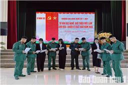 Đồng hành cùng bộ đội xuất ngũ vững bước lập nghiệp